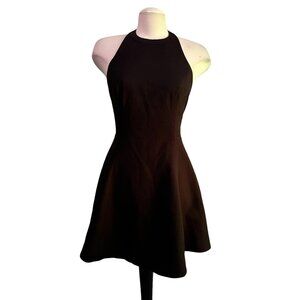 Keepsake The Label NWOT Black Halter Mini A Line Dress Sz Medium Womens Black Co
